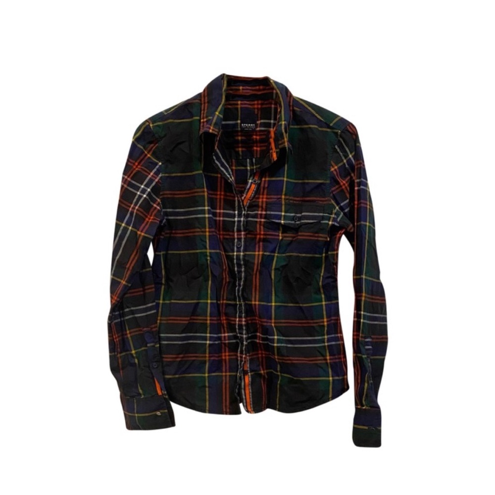 Sperry Button Down Plaid Shirt - Picture 1 of 3